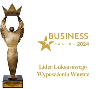 Statuetka Businesswoman Awards 2024 — Lider Luksusowego Wyposażenia Wnętrz